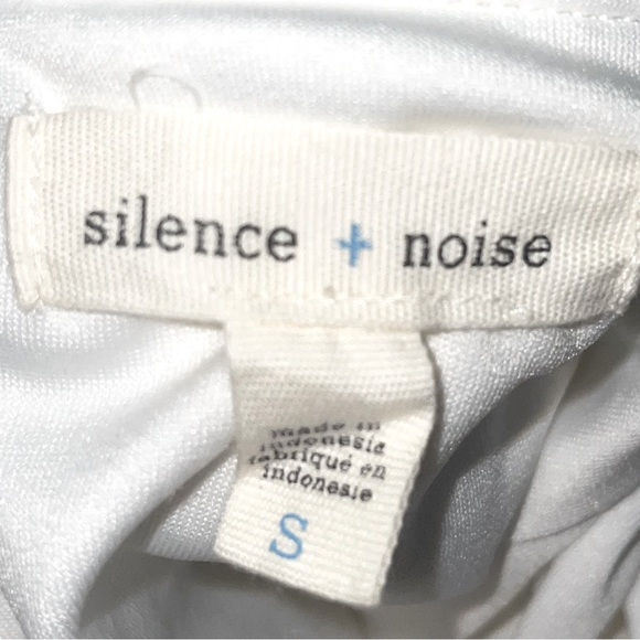 Silence + Noise - White Spaghetti Strap Mini Dress Size Small - Picture 5 of 5